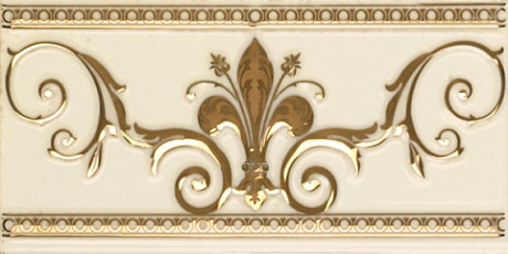 Бордюр CENEFA NOBLESSE MARFIL GOLD (10x20) S001225