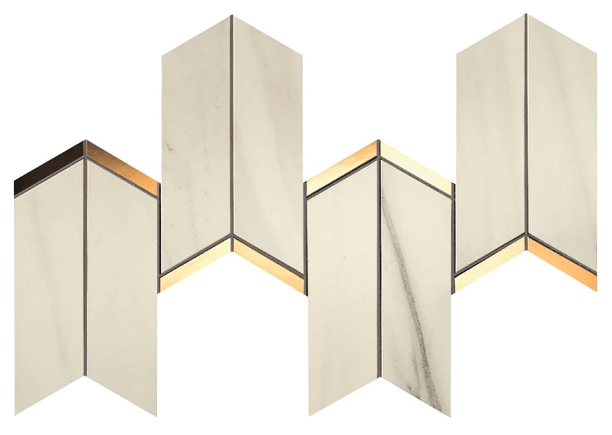 Мозаика Marvel Chevron Bianco Fantastico (17x41.4) 9MCN 9MCN