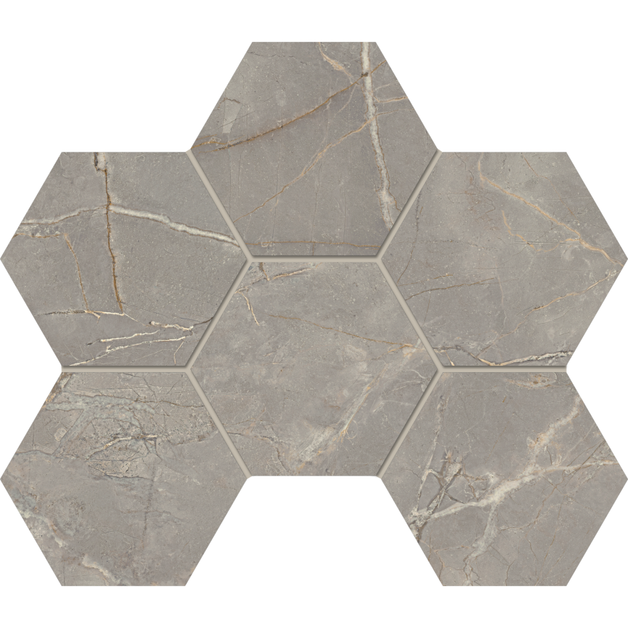 Мозаика BR03 Hexagon (25x28,5) полиров. BR 03