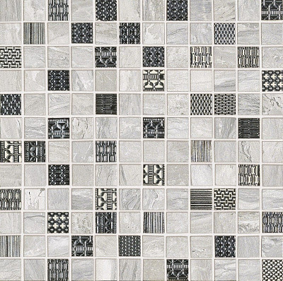 Мозаика gem white/silver dec. (29.1x29.1)