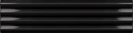 Керамическая плитка Costa Nova BLACK PRARIA GLOSSY(5x20) 28468