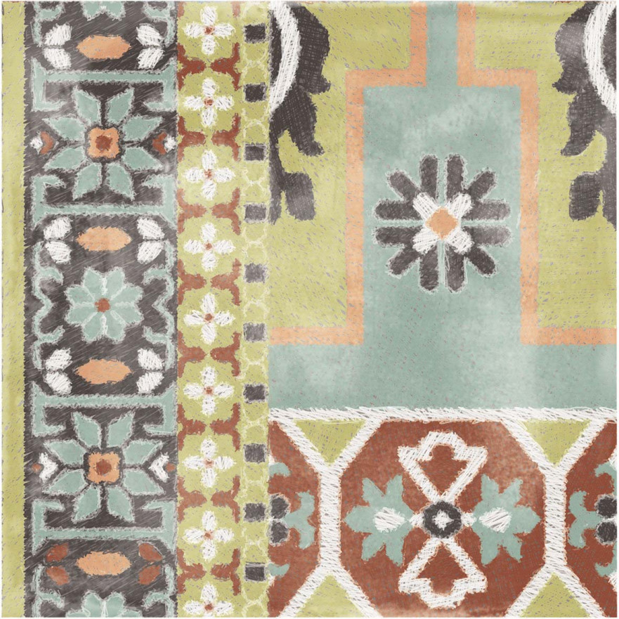 Керамогранит Play Carpet mix multicolor PF60003351 (20x20) PF60003351