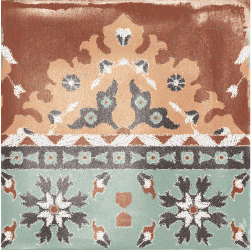 Керамогранит Play Carpet mix multicolor PF60003351 (20x20) PF60003351