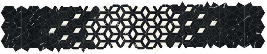 Мозаика Marvel Meraviglia Black Origin Diamond Lapp. AJQ8 (46.6x284.6) AJQ8