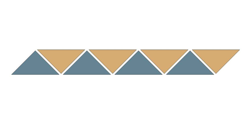 Бордюр CUBIC YELLOW BORDER (39.2x5.1)