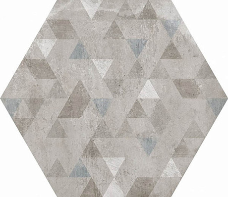 Керамогранит Urban Hexagon Forest Silver Antislip (25.4x29.2)