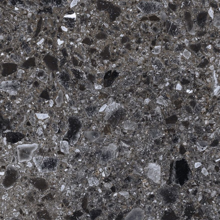 Керамогранит Terrazzo Dark Grey Matt. (60x60) K-333 K-333/MR/600x600
