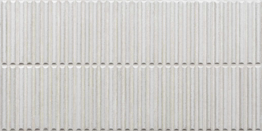 Керамическая плитка 05234 Stripes White Glossy Ret (30x60) 05234