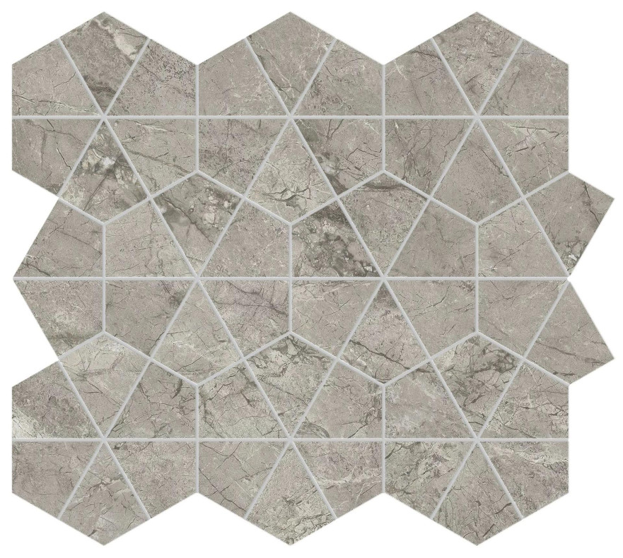 Мозаика Marvel Meraviglia Silver Majestic Hexagon Lapp. AJQ0 (40.3x46.6) AJQ0