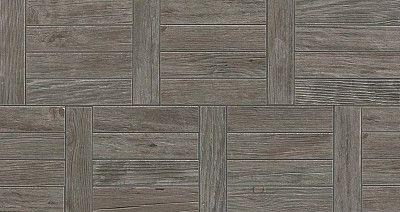 Мозаика Axi Grey Timber Treccia (28x53) AMWP