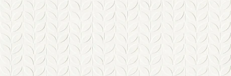 Керамическая плитка RA6J Vida Struttura Foglia 3D Bianco Rett 30x90