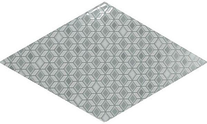 Настенная плитка Rhombus Wall Pattern Ash Blue