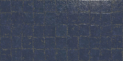Керамическая плитка Abstra Blue Blocks Shiny 50x100