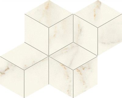 Мозаика Marvel Calacatta Apuano Mosaico Esagono Silk (30x35) AF8L