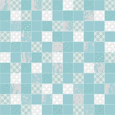 Мозаика Mosaic Aquamarine (30.5x30.5) DW7MSC16