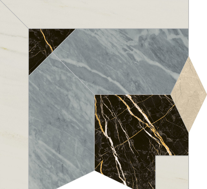 Декор Charme Extra Atlantic Intarsio 60 Angolo 620120000082 (60x60) 620120000082