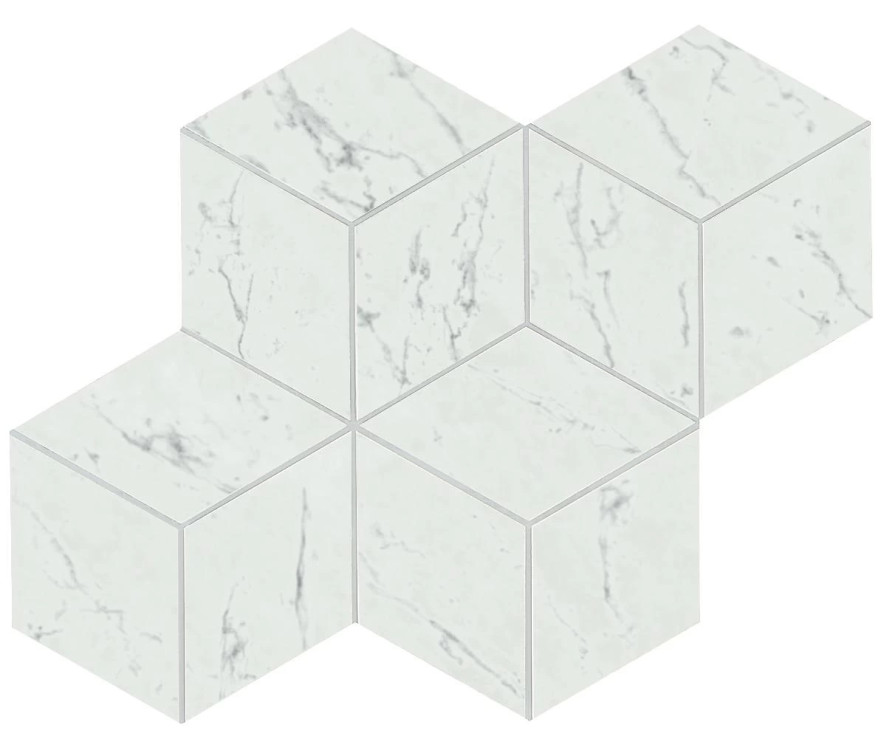 Marvel Carrara Pure Mosaico Esag. Lapp. AS2J AS2J