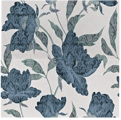 Панно 81173 Fascia Flora Blue (65x65)