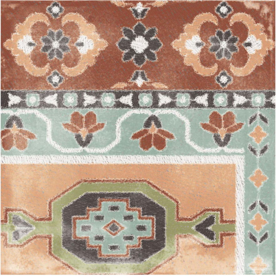Керамогранит Play Carpet mix multicolor PF60003351 (20x20) PF60003351