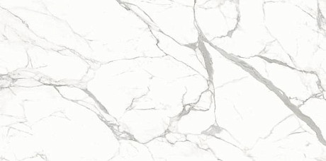 Керамогранит Ultra Marmi BIANCO STATUARIO Luc Shiny (75х150) 6mm UM6L157583
