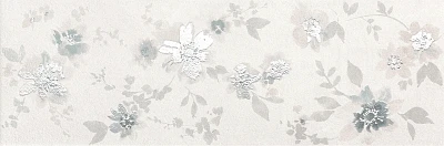 Керамическая плитка Deco&More Flower White 25X75 fRGH