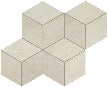Мозаика Marvel Imperial White Mos. Esagono Lapp. (30x35) AEPN