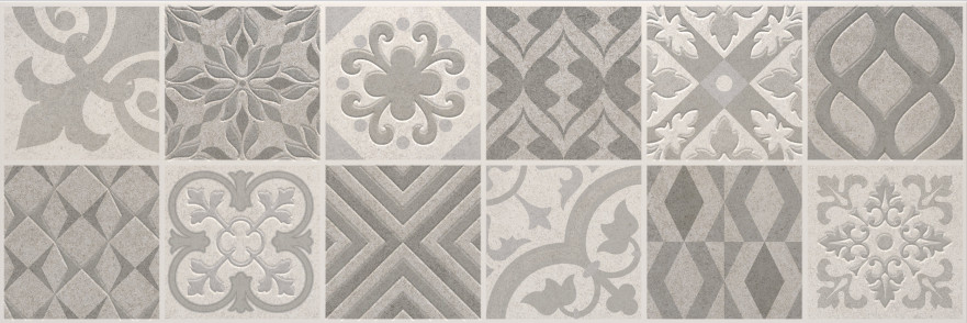 Керамическая плитка MOSAICO VINTAGE SILVER (30x90) BND0592 BND0592