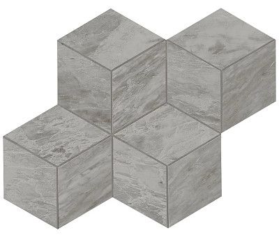 Мозаика Marvel Bardiglio Grey Mosaico Esag. Lapp. (30x35) AS2I
