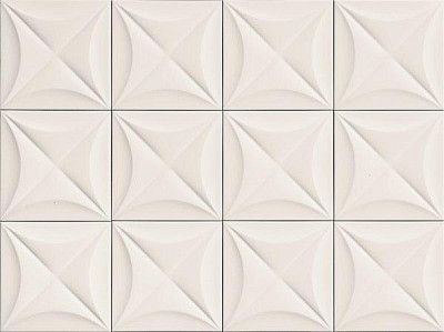 Керамическая плитка 4D Flower White 20х20 (1м2)