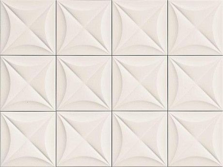 Керамическая плитка 4D Flower White 20х20 (1м2)
