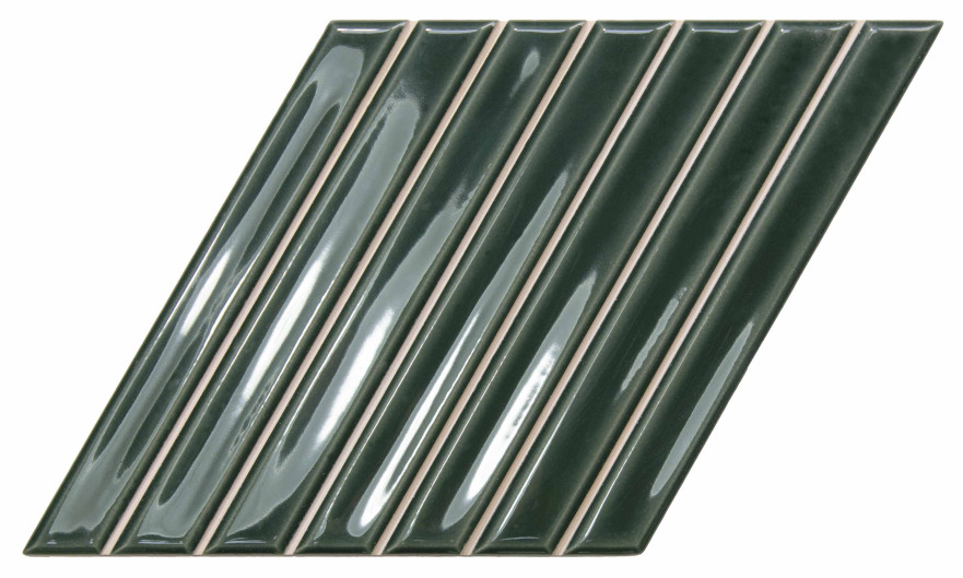 Керамическая плитка Spike Bars B Royal Green 15x25,9 135025