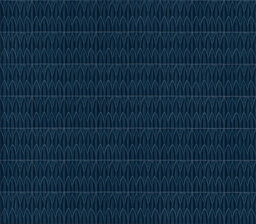 Керамогранит R9RF Struttura Foglia Blu 3D 15x15 R9RF