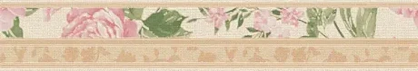 Бордюр 1504-0138 Бордюр Деми цветы 7,2х45