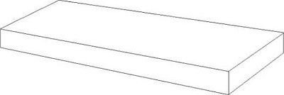 Ступень угловая левая Millennium Pure Scalino Sx 620070001291 (33x80)