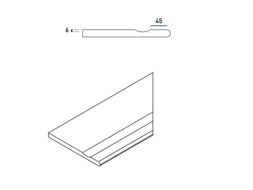 Orobico Bordo Svasato Round Dx 620090000715 (30x60) 620090000715