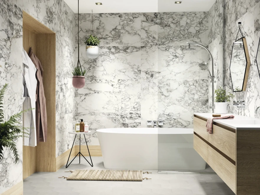 Керамогранит Volterra White Matt Rect (60x120) A041125 A041125