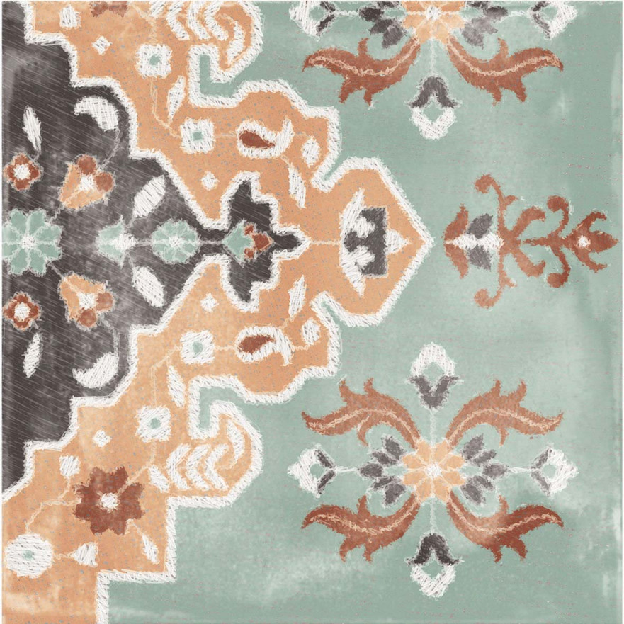 Керамогранит Play Carpet mix multicolor PF60003351 (20x20) PF60003351