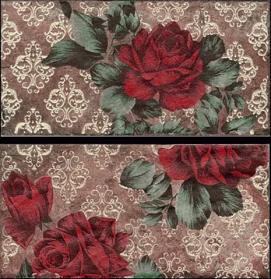 Декор Inserto Vintage Roses Old Chicago (комп/2шт) 10х20