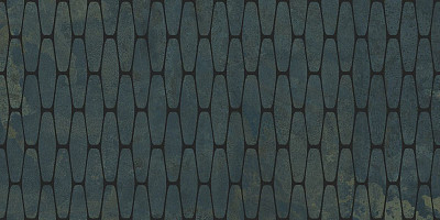 Керамогранит Illusion Turquoise Stamp Lappato 50x100