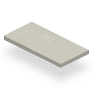 Ступень угловая левая Rinascente Resin White Sc.A.SX /Рин.Ре. Вайт(33x160)