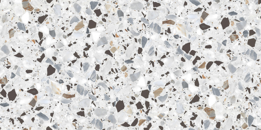 Керамогранит 2550 Terrazzo White NTT99606M (600x1200) NTT99606M