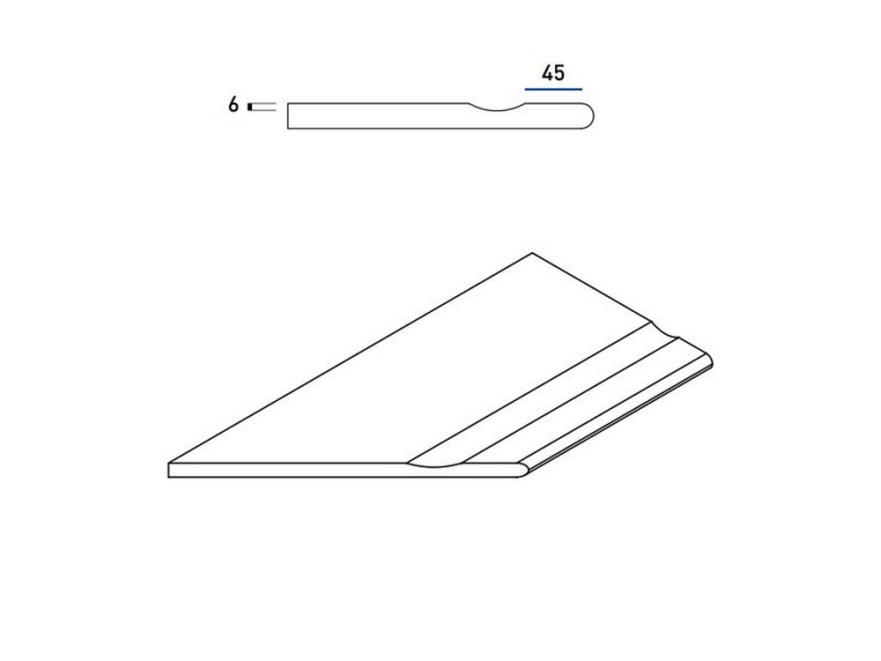 Orobico Bordo Svasato Round Sx 620090000716 (30x60) 620090000716