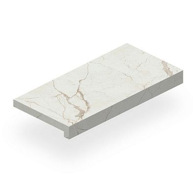 Ступень Marvel Calacatta Prestigio Scalino Lapp (37.5x150) A444