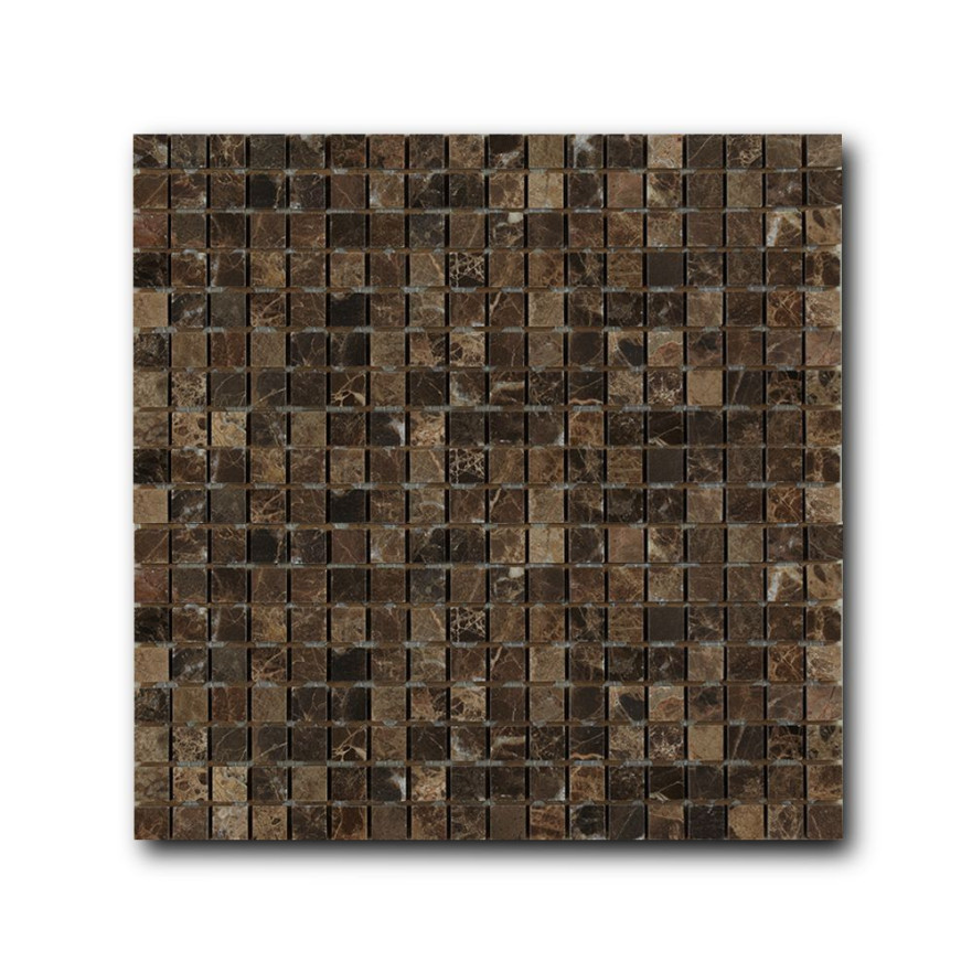 Мозаика из натурального камня Art Natura Marble Mosaic Dark Imperador mm-darkimper (15x15) mm-darkimper