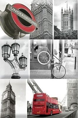Керамическая плитка Composicion London Calling D (15х22.5)
