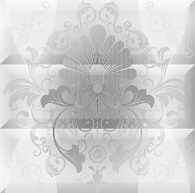Декор Vintage Composicion Ornamental Blanco (45х45)