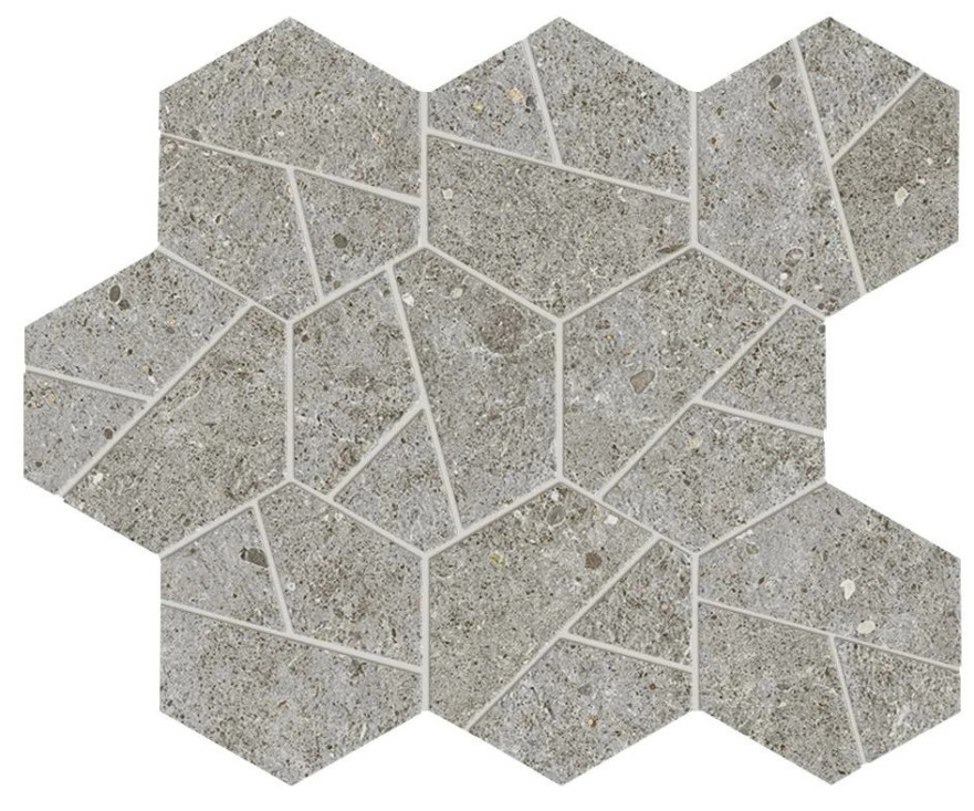 Мозаика Boost Stone Grey Mosaico Hex (25x28.5) A7CZ A7CZ