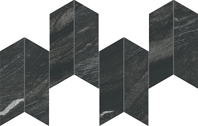 Marvel Diva Black Tempest Mosaico Chevron  Velvet AYD5