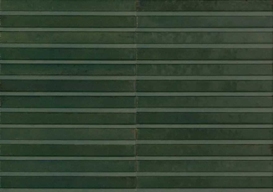 Керамогранит Marazzi Lume 6x24 Mp9l Green Rake 3d Structure Lux MP9L