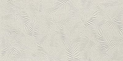 Керамическая плитка 3D Wall Carve Leaf Pearl (40x80) A58A